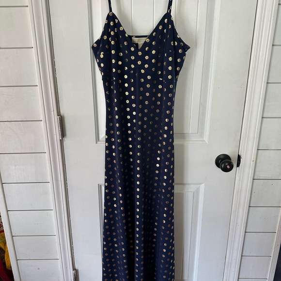 MICHAEL Michael Kors Medallion foil print maxi dress medium - Picture 4 of 9